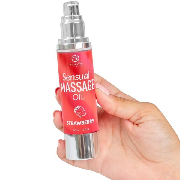 SECRETPLAY - OLIO PER MASSAGGI ALLA FRAGOLA - immagine 2