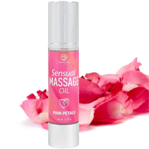 SECRETPLAY - OLIO PER MASSAGGI AI PETALI ROSA - immagine 3