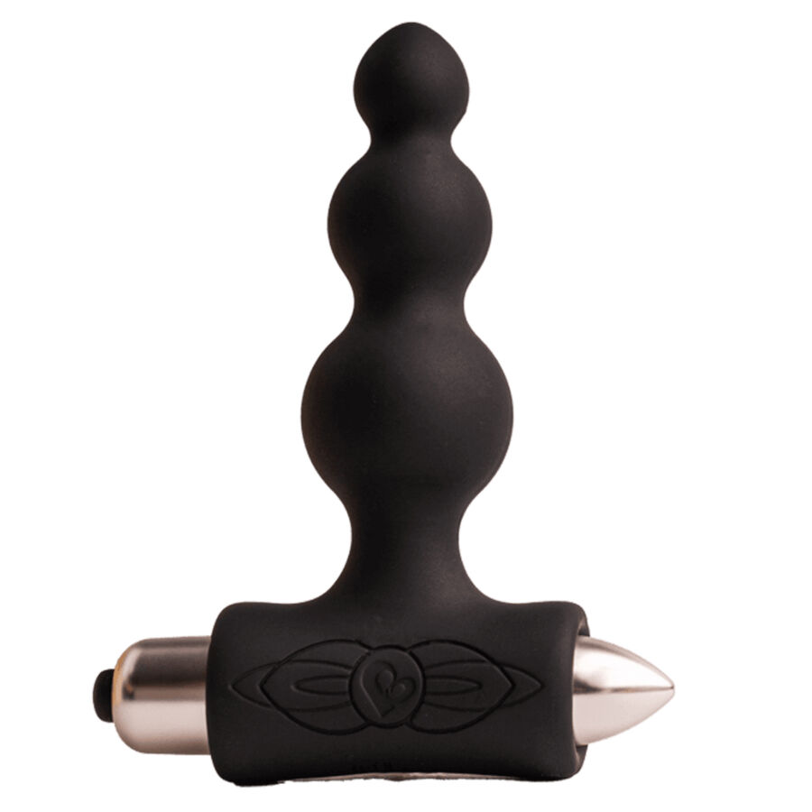 ROCKS-OFF - PETITE SENSATIONS BUBBLES PLUG ANALE VIBRATORE NERO