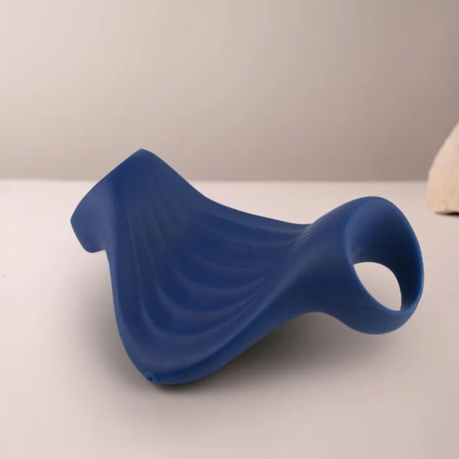 ROCKS-OFF - MASTURBATORE VIBRATORE FLESSIBILE PALM BLUE - immagine 3