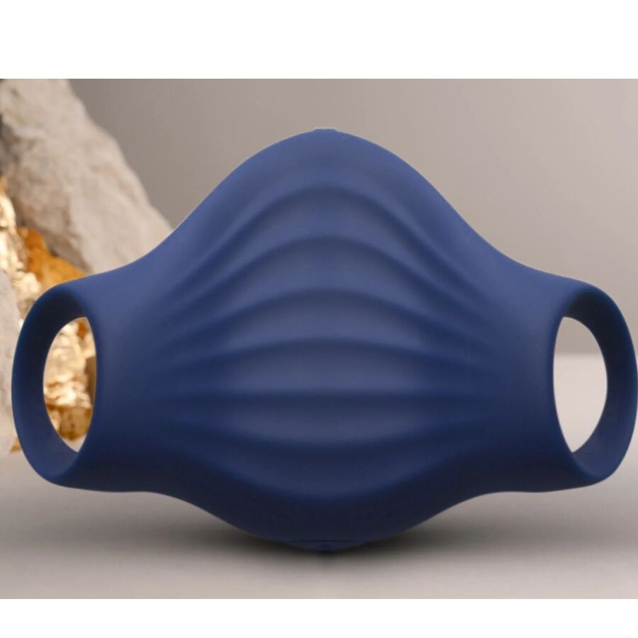 ROCKS-OFF - MASTURBATORE VIBRATORE FLESSIBILE PALM BLUE - immagine 4