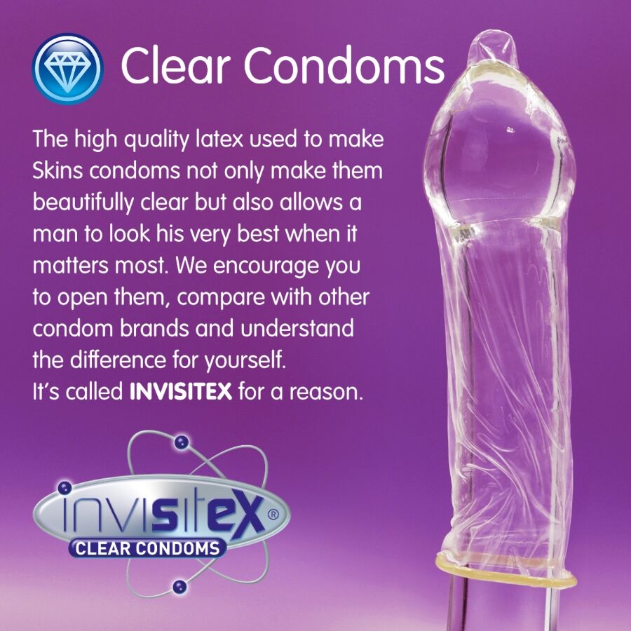 SKINS - PRESERVATIVI EXTRA LARGE PREMIUM CONFEZIONE DA 4 - immagine 3
