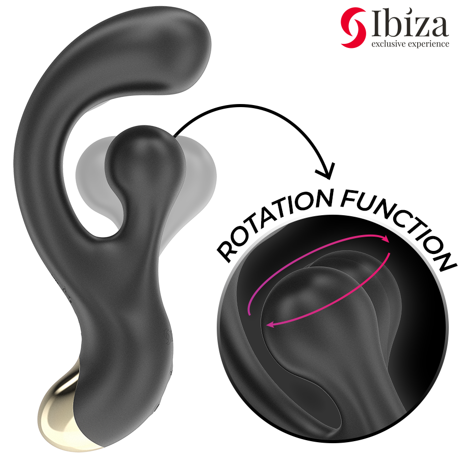 IBIZA - STIMOLATORE VIBRANTE E ROTANTE - immagine 4
