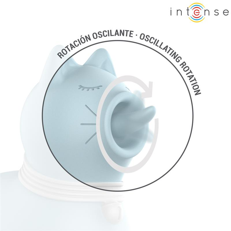 INTENSE - STIMOLATORE DUCHESS CON LINGUA ROTANTE 360 BLU - immagine 5