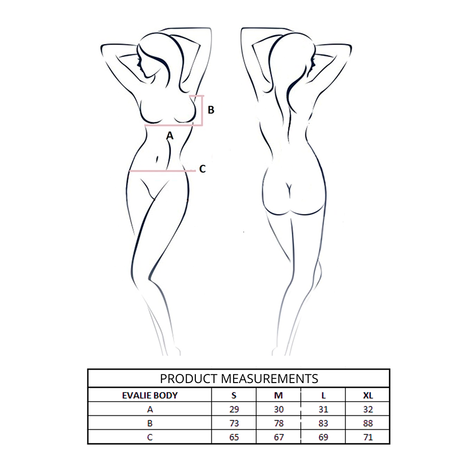 PASSION - EVALIE BODY NERO L/XL - immagine 4