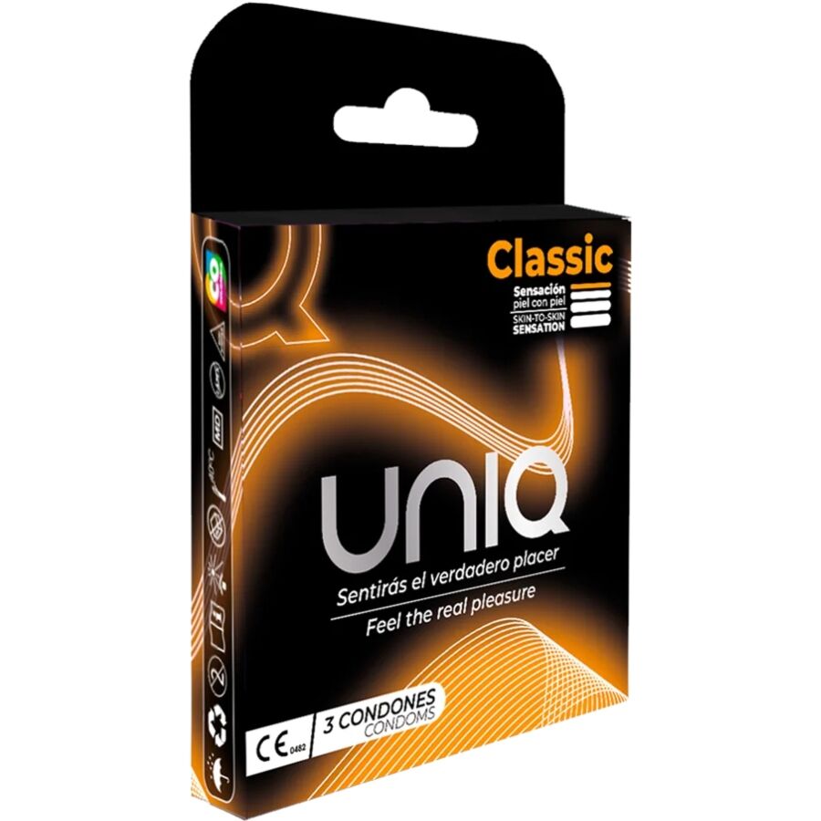 UNIQ - PRESERVATIVO SENZA LATTICE CLASSIC 3 UNITÀ