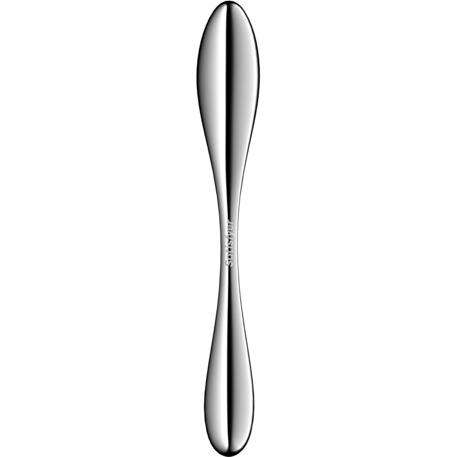 SATISFYER - DILDO A DOPPIA ESTREMITÀ IN ACCIAIO INOX STAR FORCE 3 - immagine 4