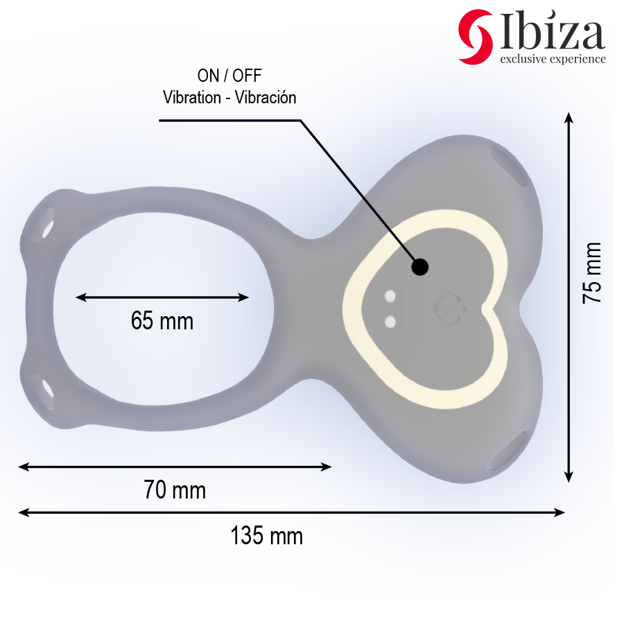 IBIZA - VIBRATORE DI COPPIA CON TELECOMANDO A CUORE - immagine 5