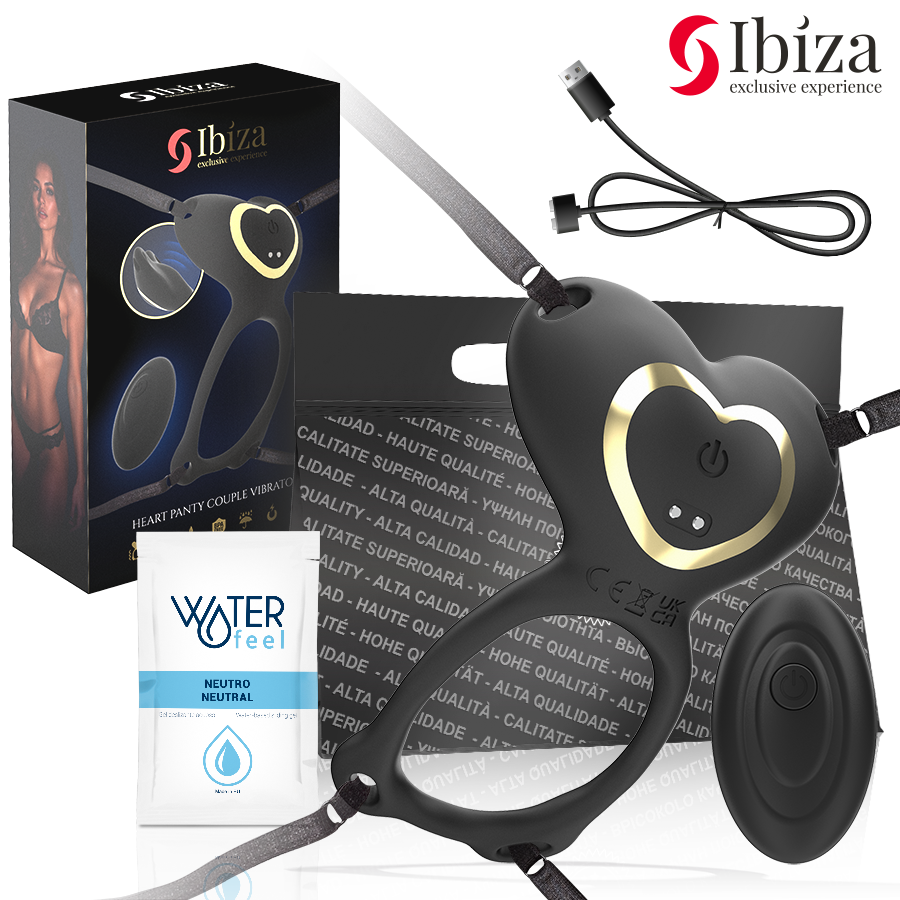 IBIZA - VIBRATORE DI COPPIA CON TELECOMANDO A CUORE