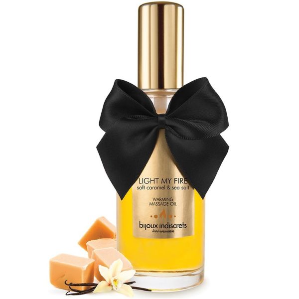 BIJOUX - OLIO DA MASSAGGIO EFFETTO CALDO AROMA CARAMELLO - immagine 2
