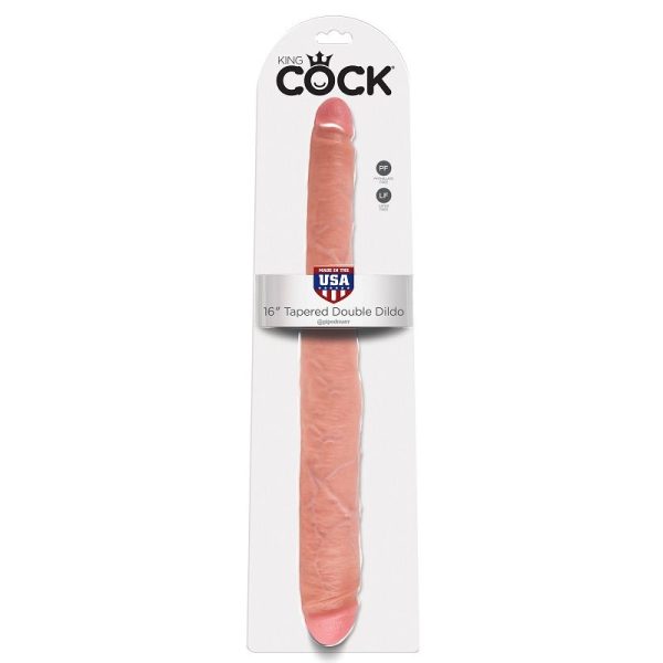 KING COCK DOPPIO DILDO NATURALE 40,6 CM
