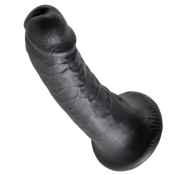 KING COCK - 6" PENE NEGRO 15.2 CM - immagine 4