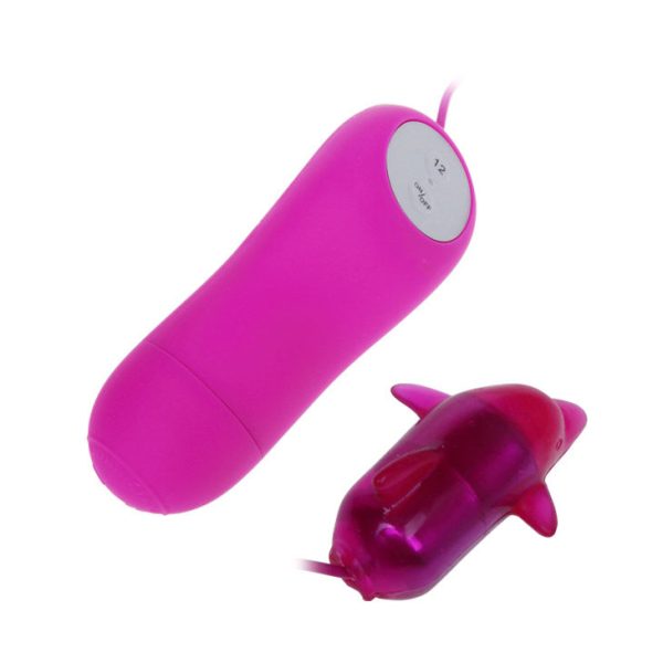 BAILE - SIMPATICO VIBRATORE DOLFIN SEGRETO 12V - immagine 3