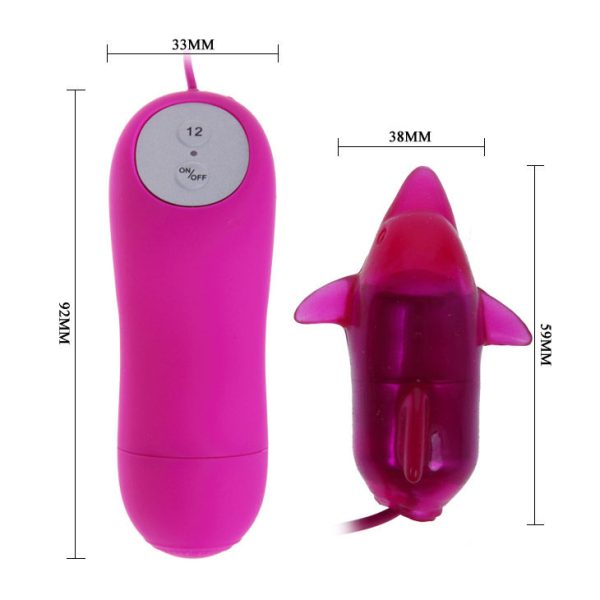 BAILE - SIMPATICO VIBRATORE DOLFIN SEGRETO 12V - immagine 5