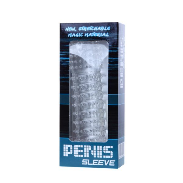 BAILE - GUAINA PER PENE CON PUNTI DI STIMOLAZIONE VIOLA 14 CM - immagine 4