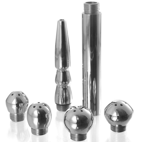 METAL HARD - SET PULIZIA VAGINALE/ANALE 5 PZ - immagine 2