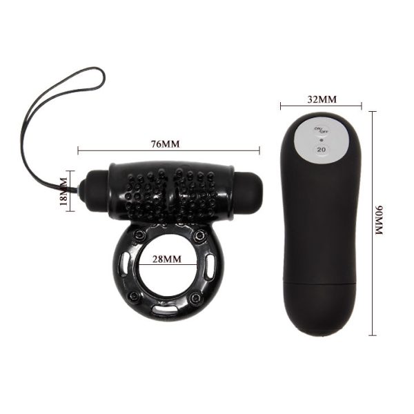 BAILE - TELECOMANDO RING NERO 20V - immagine 4