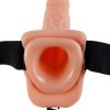 FETISH FANTASY SERIES - SERIES 9 HOLLOW STRAP-ON CON SFERE 22.9CM CARNE - immagine 2