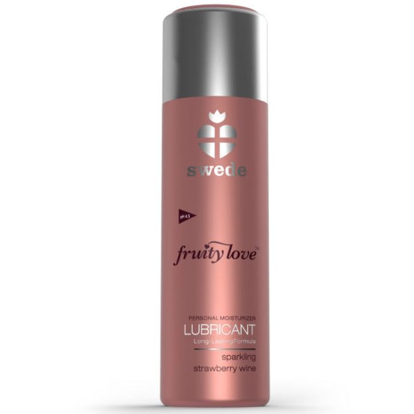 SWEDE - FRUITY LOVE LUBRIFICANTE FRAGOLA FRAGOLA VINO 100 ML - immagine 2