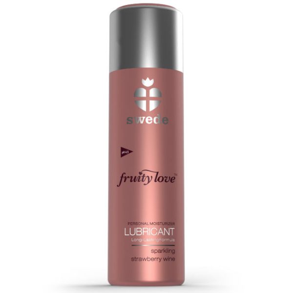 SWEDE - FRUITY LOVE LUBRIFICANTE FRAGOLA FRAGOLA VINO 50 ML - immagine 2