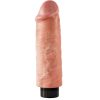 KING COCK - DILDO VIBRATORE 15.24 CM NATURALE - immagine 3