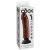 KING COCK - CAZZO VIBRANTE MARRONE 20,32 CM