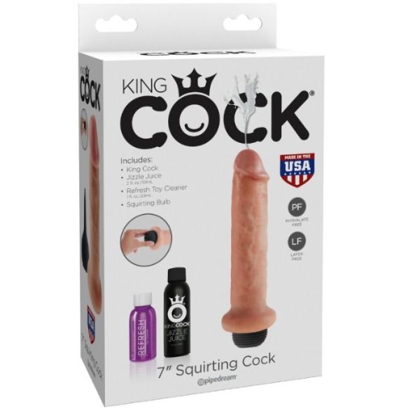 KING COCK - DILDO SQUIRTANTE DA 17.8 CM - immagine 2