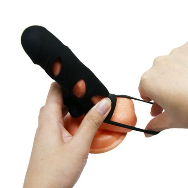 PRETTY LOVE - COPERTURA IN SILICONE CON VIBRAZIONE 14 CM 1.0 - immagine 5