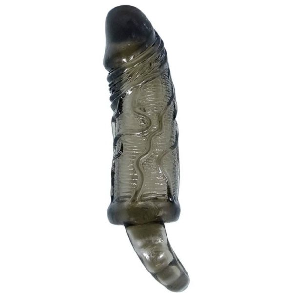BAILE - GUAINA ESTENSIONE PENE CON CINTURINO PER TESTICOLI 11.5 CM - immagine 2