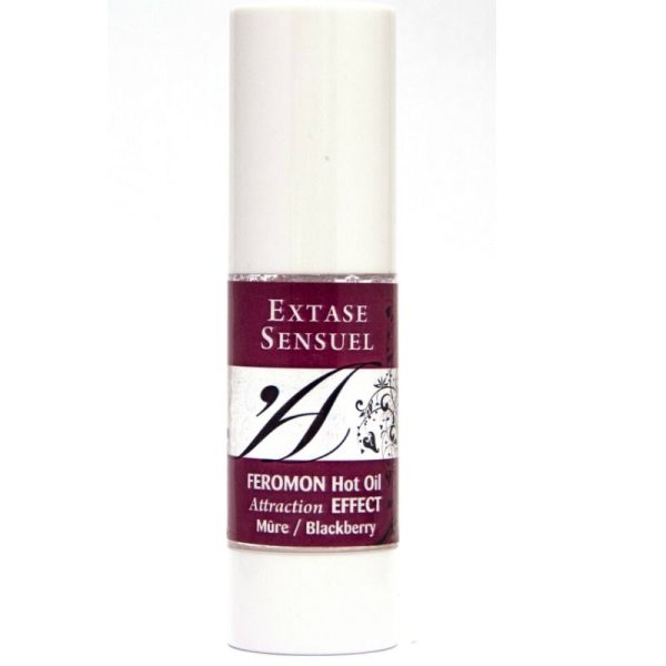 EXTASE SENSUAL - OLIO DA MASSAGGIO EFFETTO RISCALDANTE AI FEROMONI DI MORA 30 ML - immagine 2