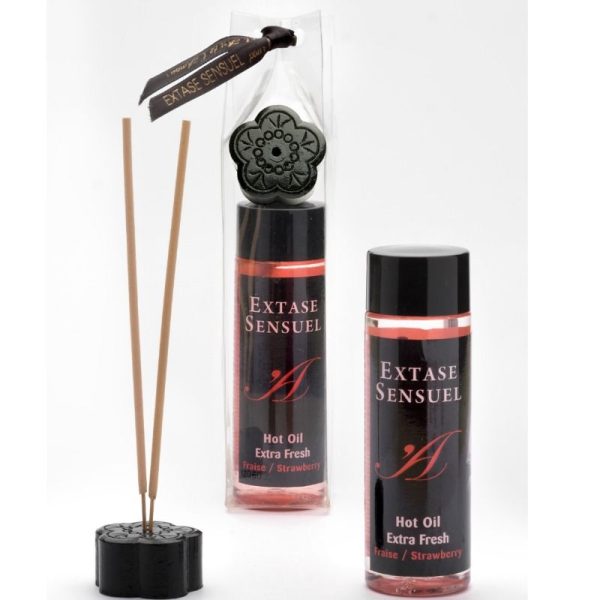 EXTASE SENSUAL - OLIO DA MASSAGGIO CON EFFETTO FRAGOLA EXTRA FRESCO 100 ML - immagine 2