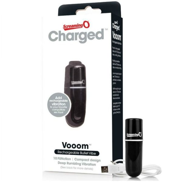 SCREAMING O - PROIETTILE VIBRANTE RICARICABILE VOOOM BLACK - immagine 3
