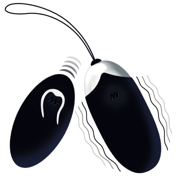 INTENSE - UOVO VIBRANTE FLIPPY II CON TELECOMANDO NERO - immagine 2