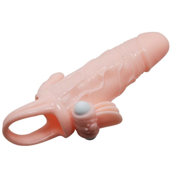 BAILE - COPERTURA PENE UOMO CORAGGIOSO CON CLITITO E CARNE PER STIMOLAZIONE ANALE 16.5 CM - immagine 5
