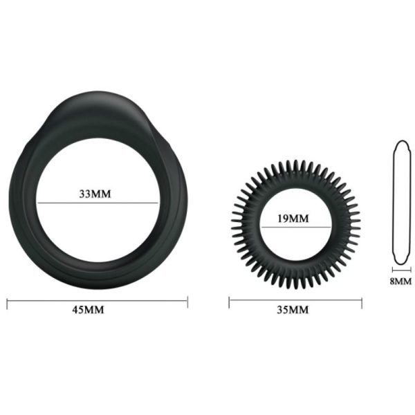 BAILE - KIT 2 ANELLI IN SILICONE RING MANHOOD - immagine 5