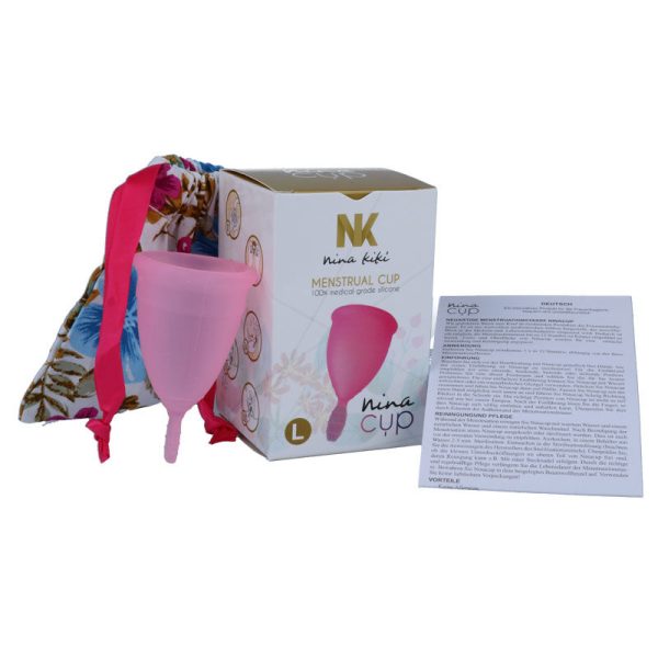 NINA KIKÍ - COPPA MESTRUALE ROSA - TAGLIA L - immagine 2