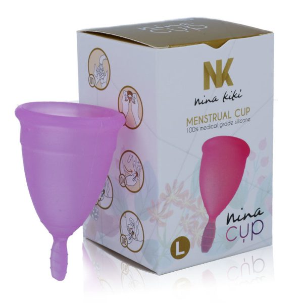 NINA KIKÍ - COPPA MESTRUALE VIOLA - TAGLIA L - immagine 3
