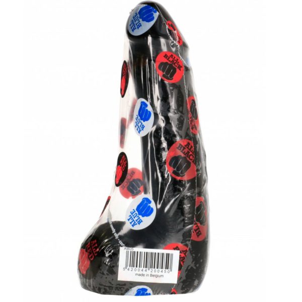 ALL BLACK - DILDO REALISTICO NERO MORBIDO 20 CM - immagine 3