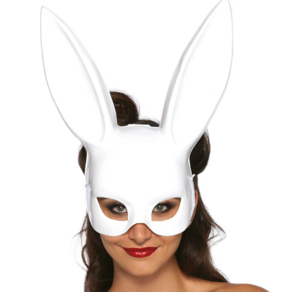 LEG AVENUE - MASCHERA CONIGLIO MASQUERADE BIANCA