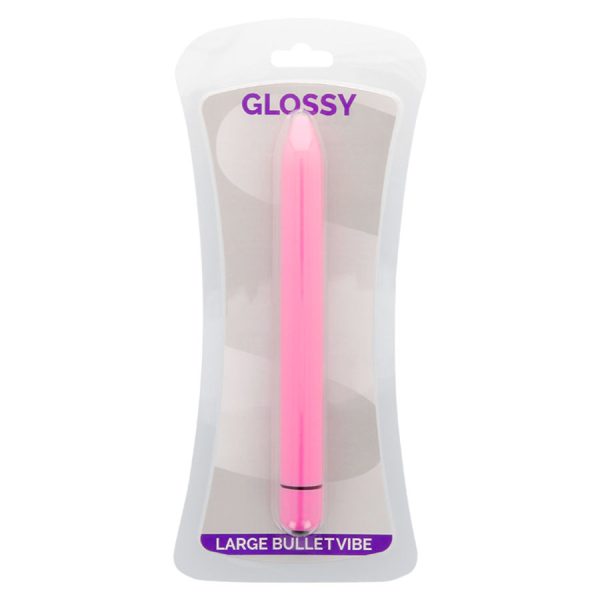 GLOSSY - VIBRATORE SLIM DEEP ROSE - immagine 3