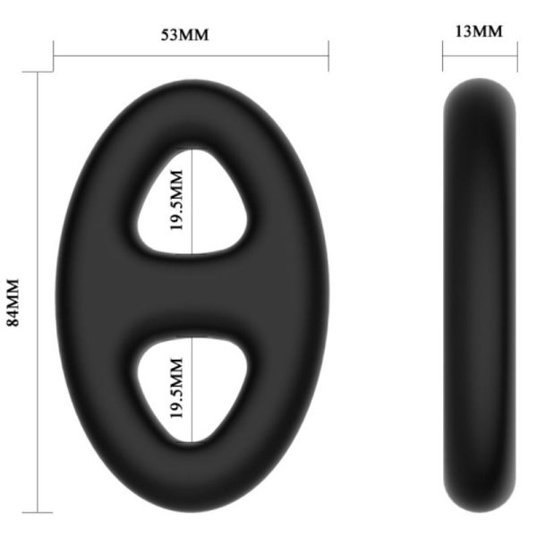 CRAZY BULL - ANELLO DOPPIO IN SILICONE SUPER MORBIDO - immagine 5