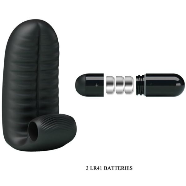 PRETTY LOVE - ABBOTT DITALE STIMOLATORE NERO - immagine 5