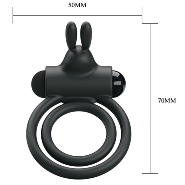 PRETTY LOVE - ANELLO VIBRATORE IN SILICONE OSMOND - immagine 5