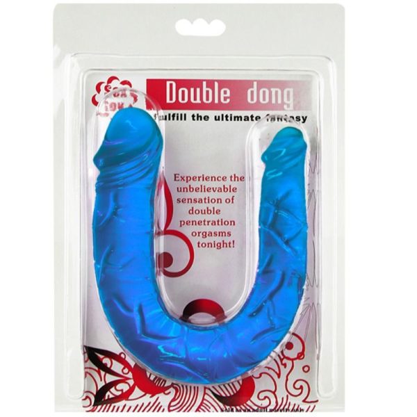 BAILE - DOPPIO DONG DOPPIO DILDO BLU - immagine 2