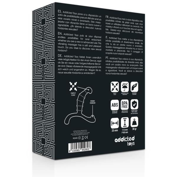 ADDICTED TOYS - PIACERE ANALE DELLA PROSTATA NERO - immagine 4