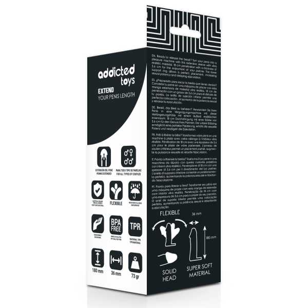 ADDICTED TOYS - ESTENDONO IL TUO PENE 18 CM - immagine 4