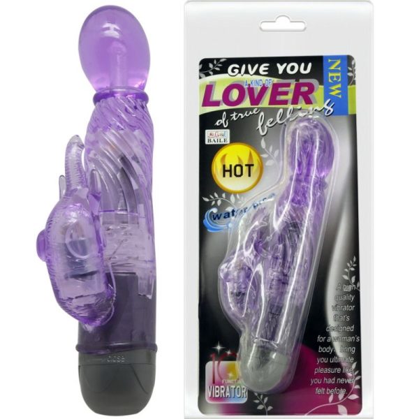 BAILE - REGALATI UN TIPO DI VIBRATORE AMANTE CON CONIGLIO LILLA 10 MODALIT - immagine 2