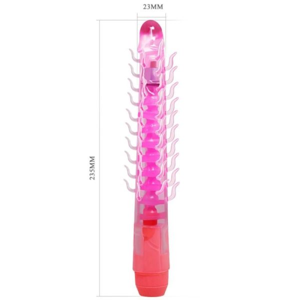 BAILE - DILDO VIBRANTE FLESSIBILE SENSUAL SPINE FLEXI VIBE LILLA 23.5 CM - immagine 4