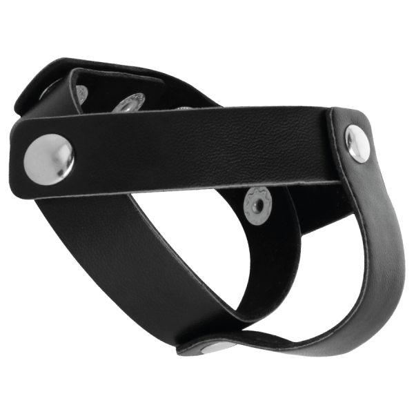 DARKNESS - ANELLO IN PELLE PER PENE E TESTICOLI - immagine 2