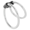 DARKNESS - ANELLO PER PENE DOPPIO IN METALLO - immagine 2